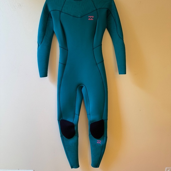 NWT Billabong Women's 'Synergy' 3/2 Neoprene Wetsuit in Blue Lagoon Sz. 6US - Picture 9 of 10